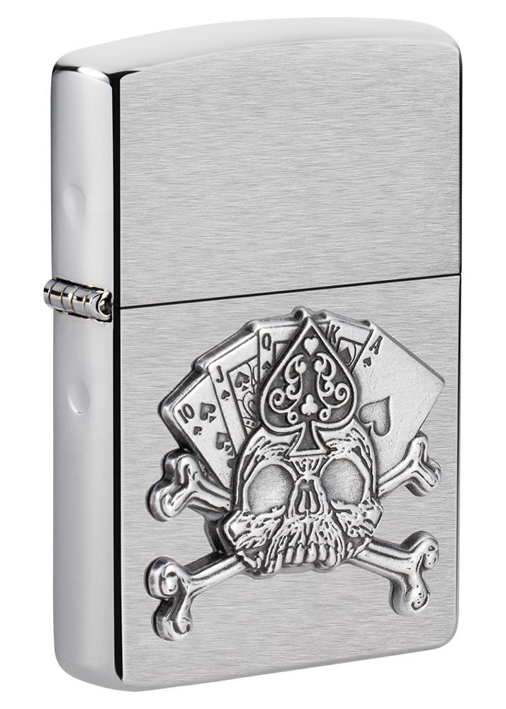card skull emblem design