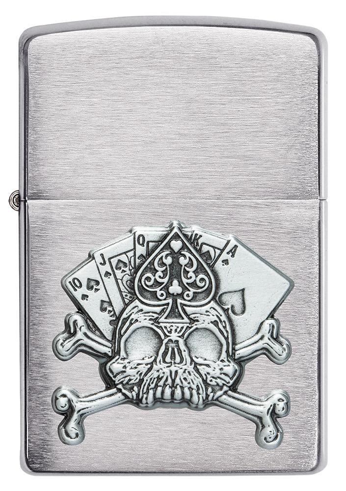 card skull emblem design