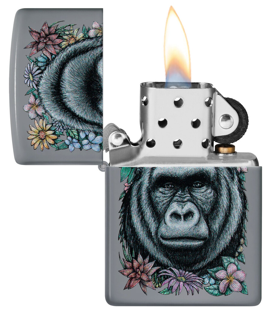 floral gorilla design