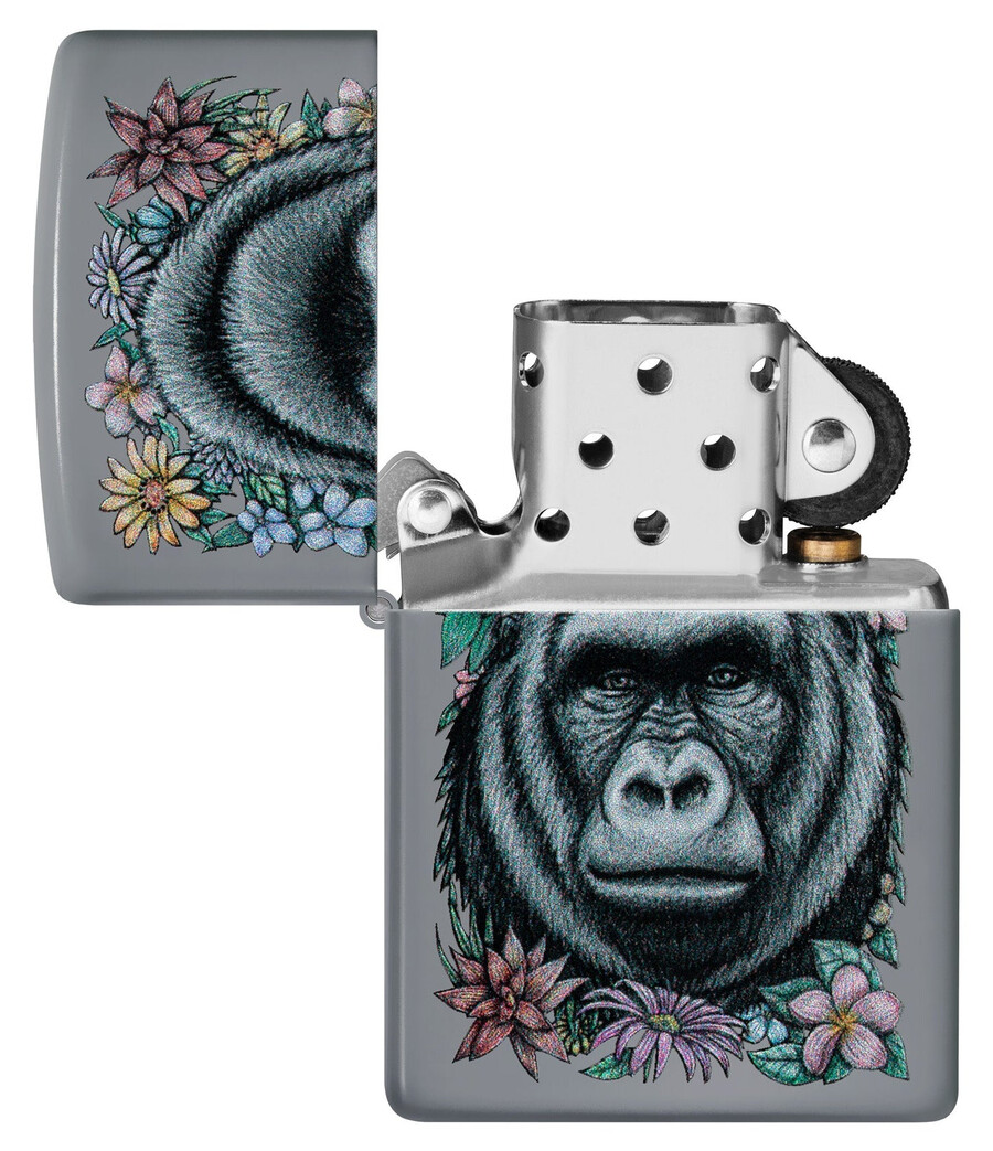 floral gorilla design