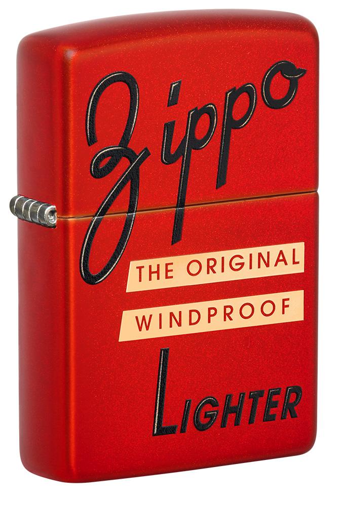 zippo red box top design