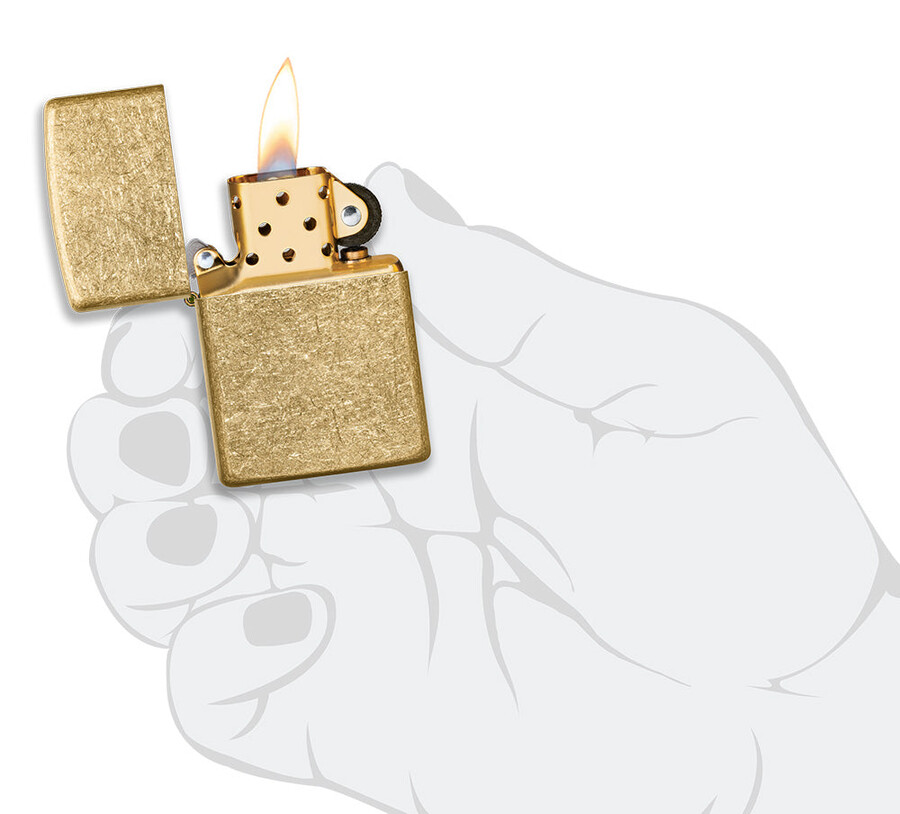 classic tumbled brass