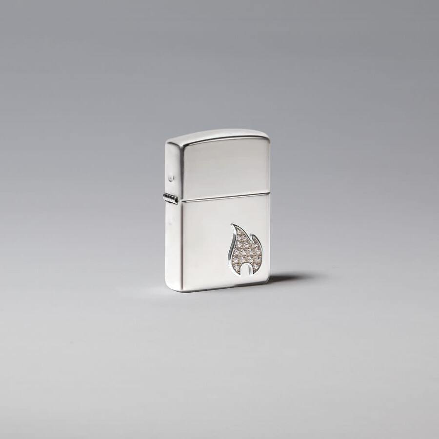 sterling silver flame emblem