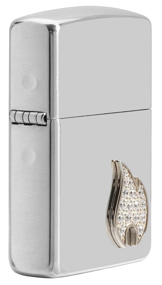 sterling silver flame emblem