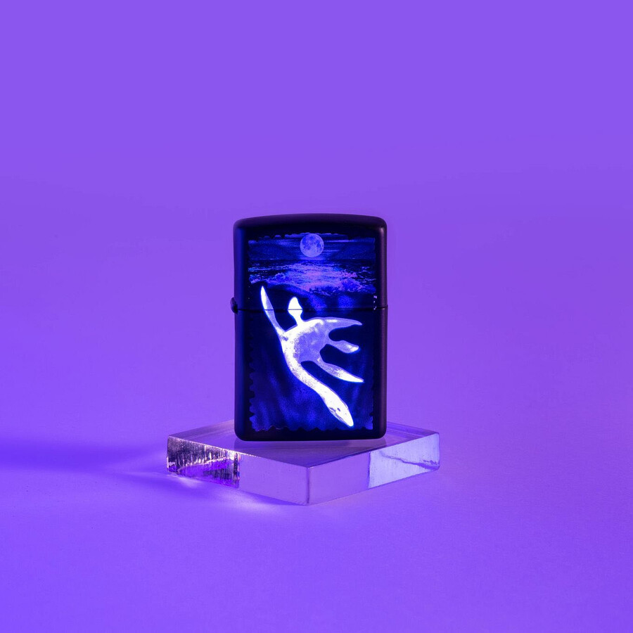 black light loch ness design