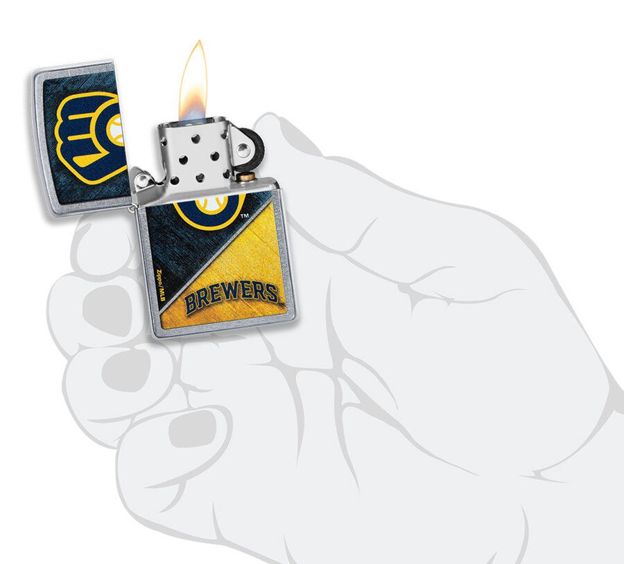mlb milwaukee brewers colorblock design
