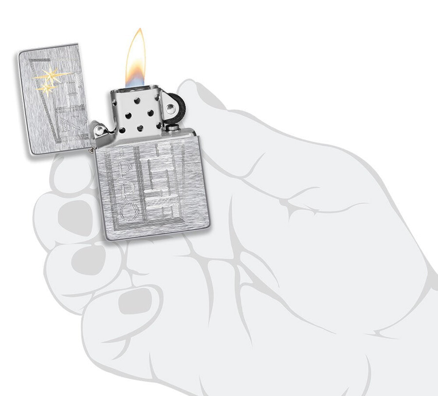 retro zippo design