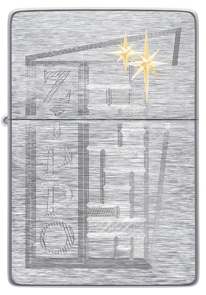 retro zippo design