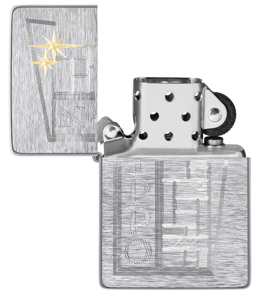 retro zippo design