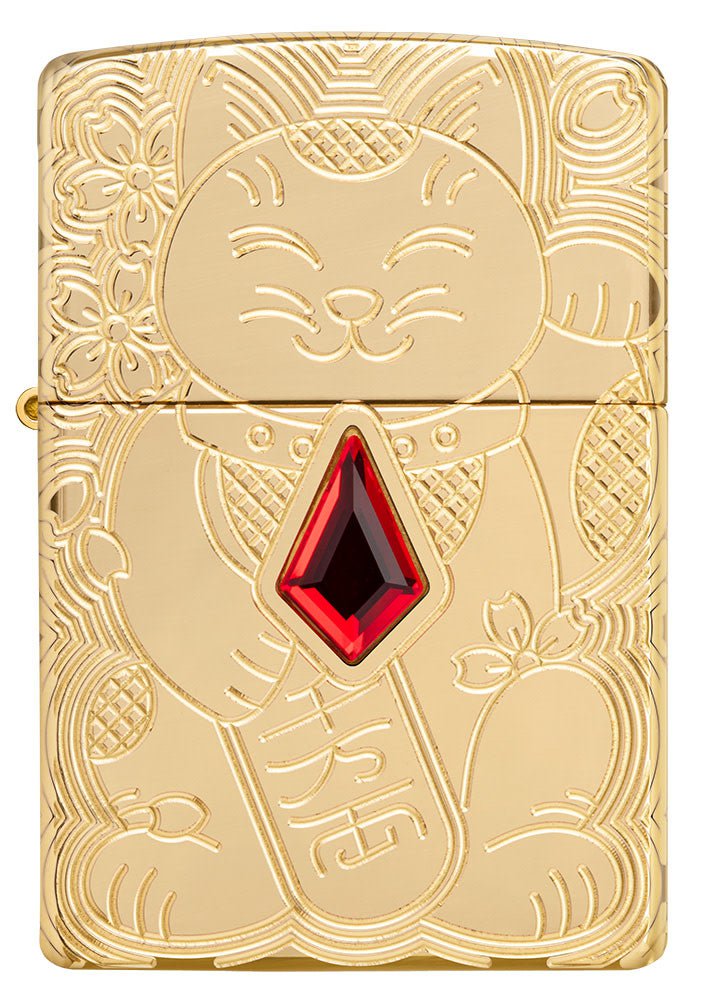 armor lucky cat design