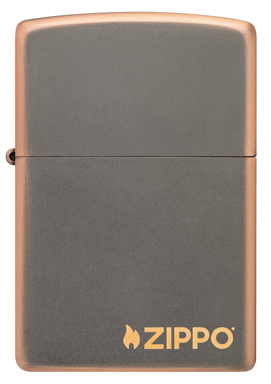 rustic bronze zippo logo