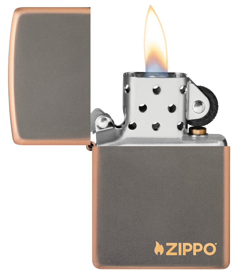 rustic bronze zippo logo