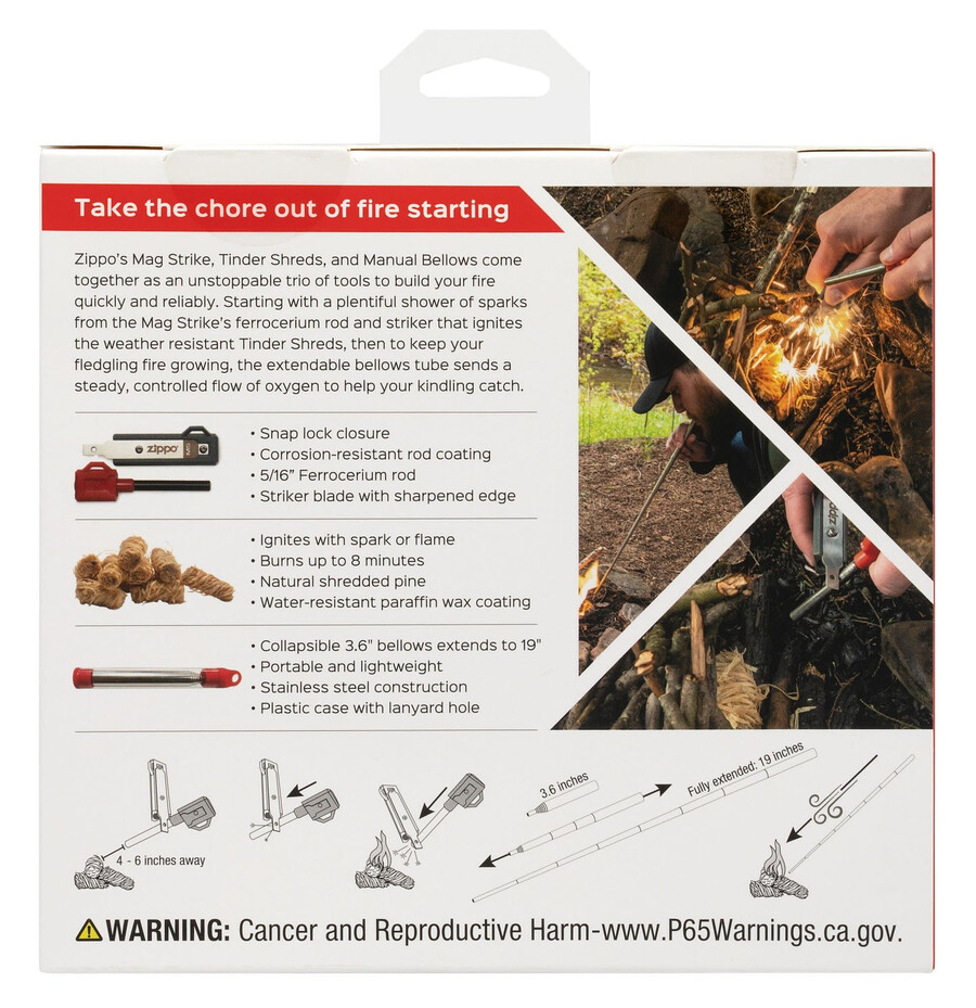 fire starter combo kit