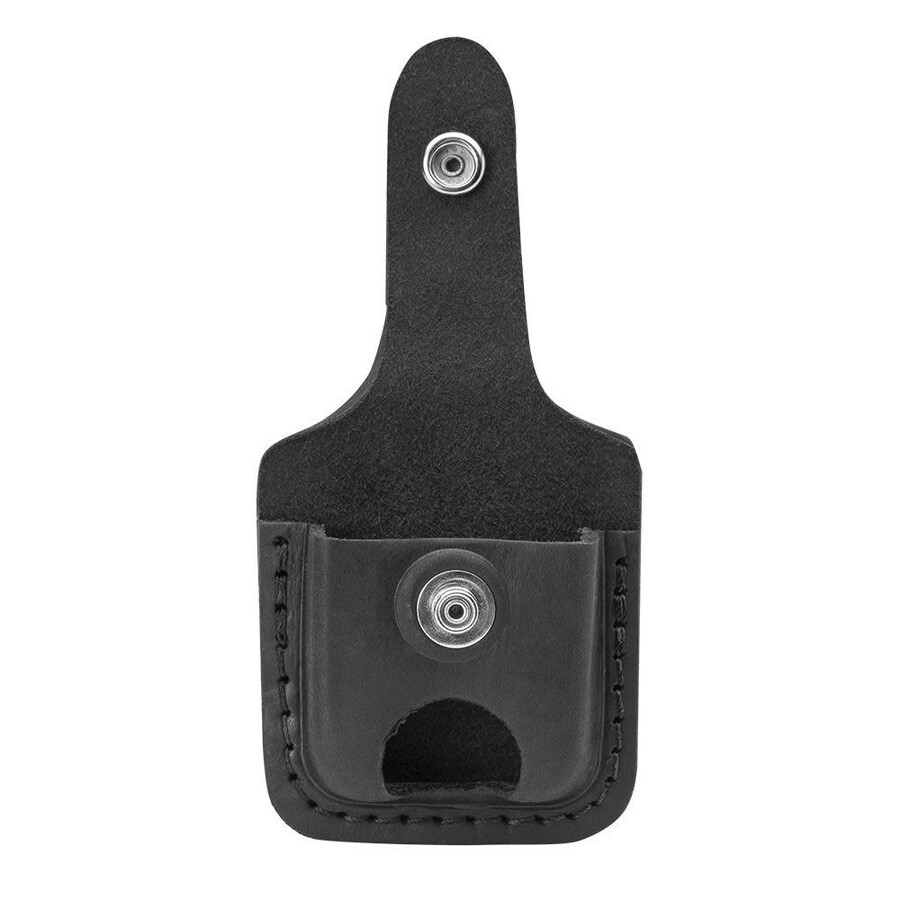 black lighter pouch- thumb notch