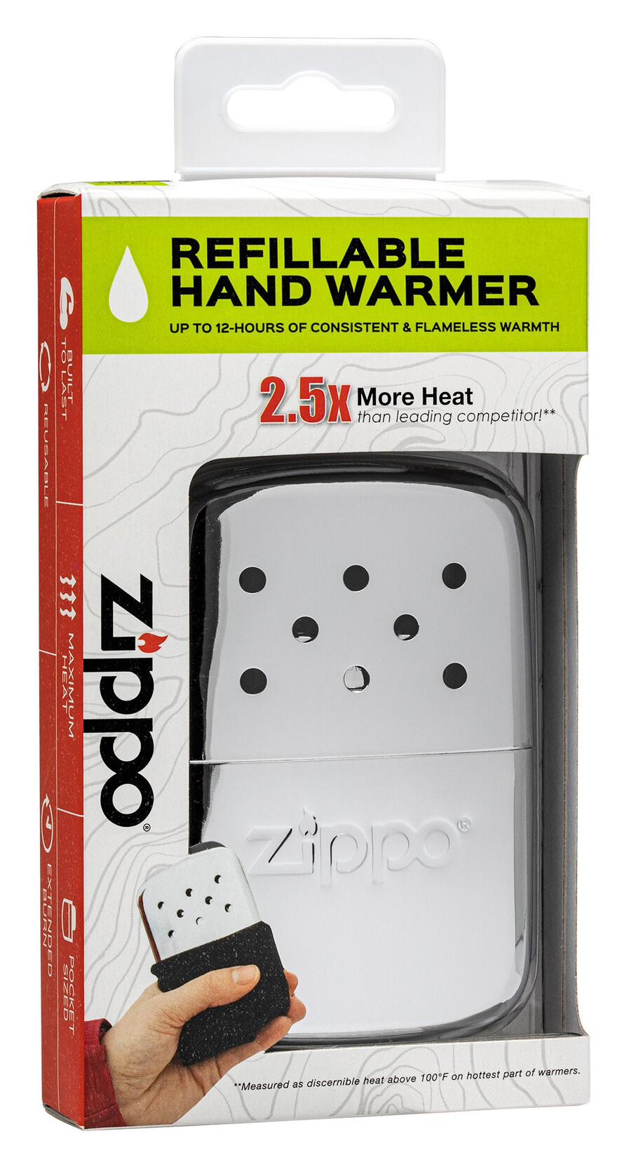 6-hour refillable hand warmer