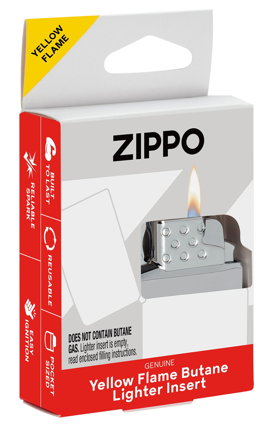 yellow flame butane lighter insert